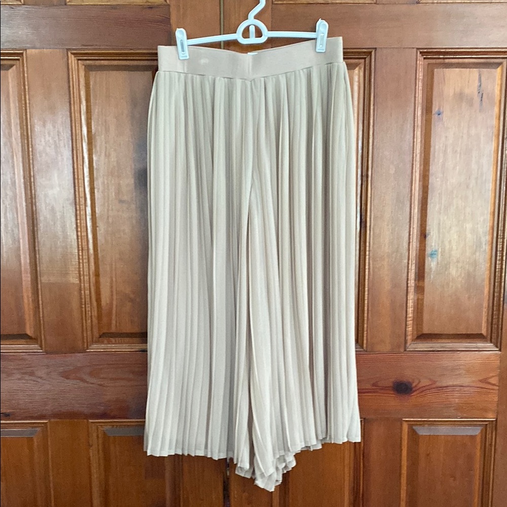 MarlaWynne Chiffon Pleated Pant